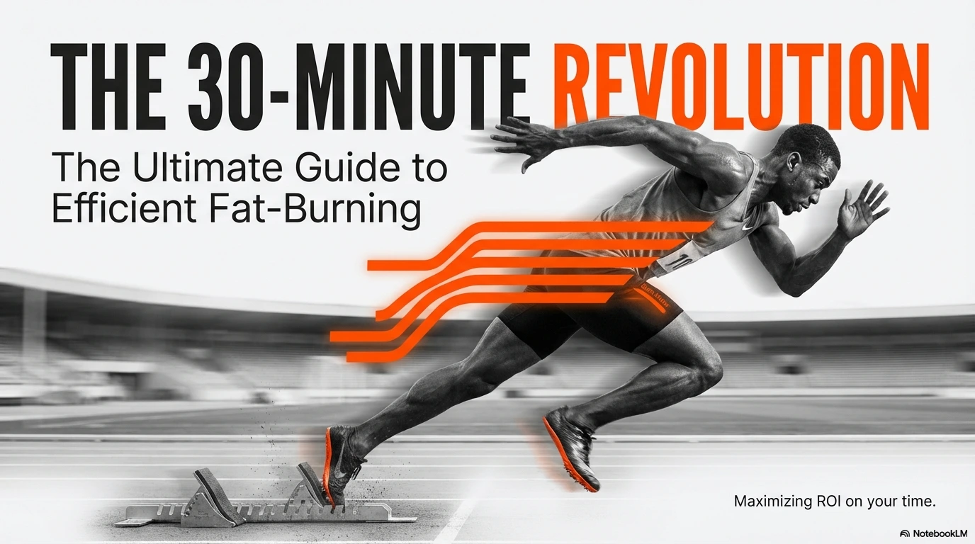 Athlete sprinting from starting blocks representing Best Fat-Burning Workouts for fast calorie burn and efficient 30-minute fitness training routine.