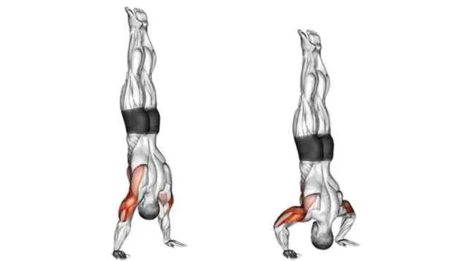 Wall Handstand Push-Ups