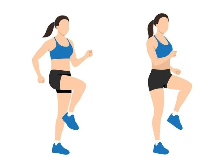 High Knees– Cardio That Shreds Fat