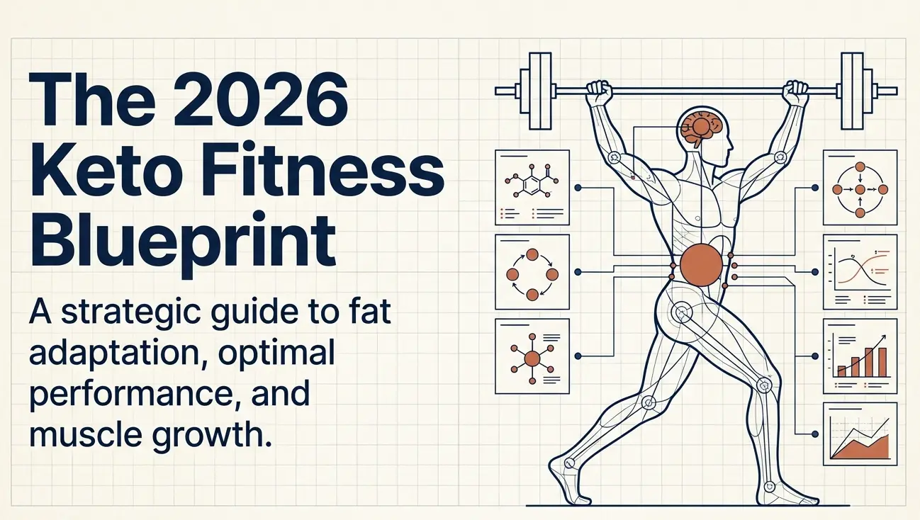The 2026 Keto Fitness Blueprint: A strategic guide to fat adaptation, optimal performance, and muscle growth in the keto diet and workout plan.